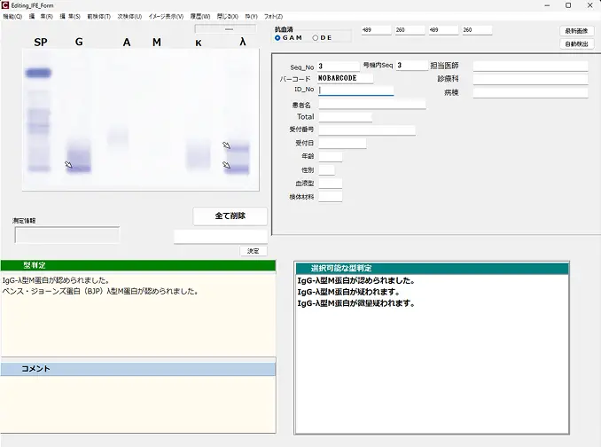 IFE 分画自動判定機能付き